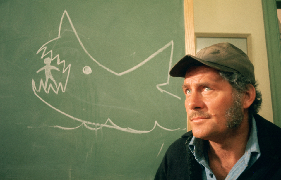 Robert Shaw as Quint in 'Jaws'